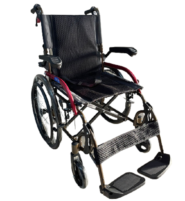 COMFORT PLUS GK863LAJ-20 JET BLACK ALUMİNYUM TEKERLEKLİ SANDALYE