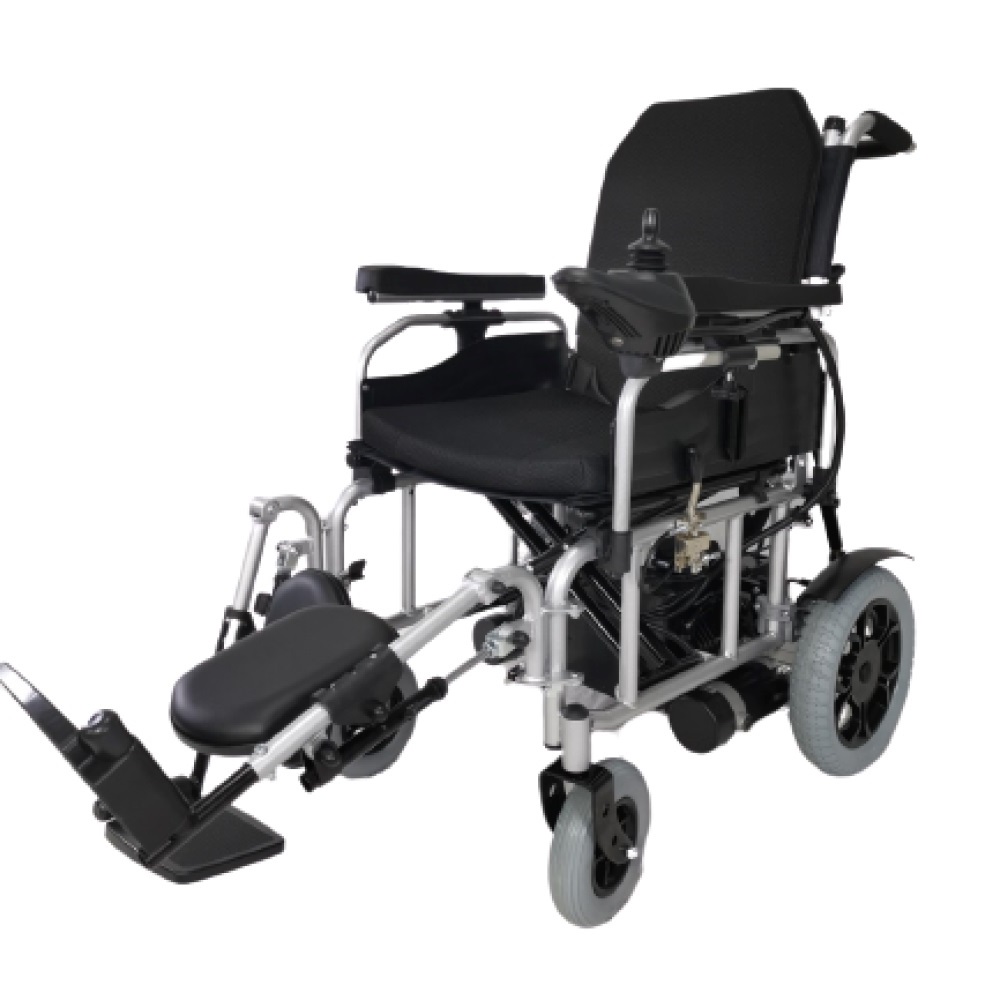 Poylin p200 ayak kalkar özellikli akülü tekerlekli sandalye